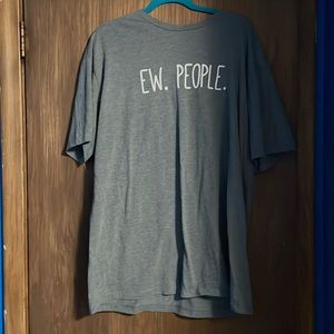 Grey tee-shirt ew people tee size xxl.